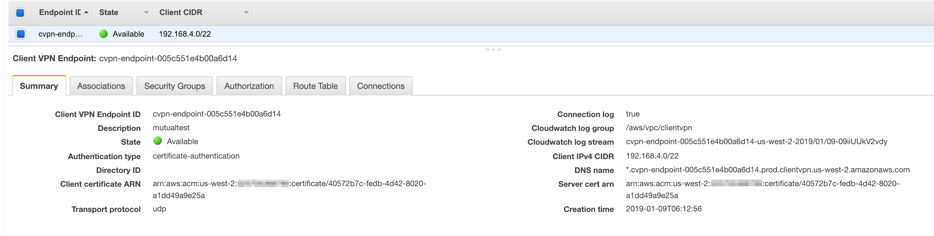 Client VPN Summary