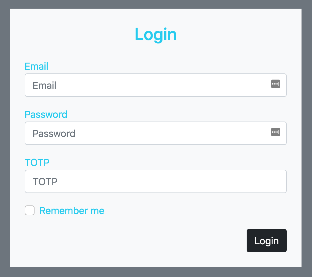 Login Page