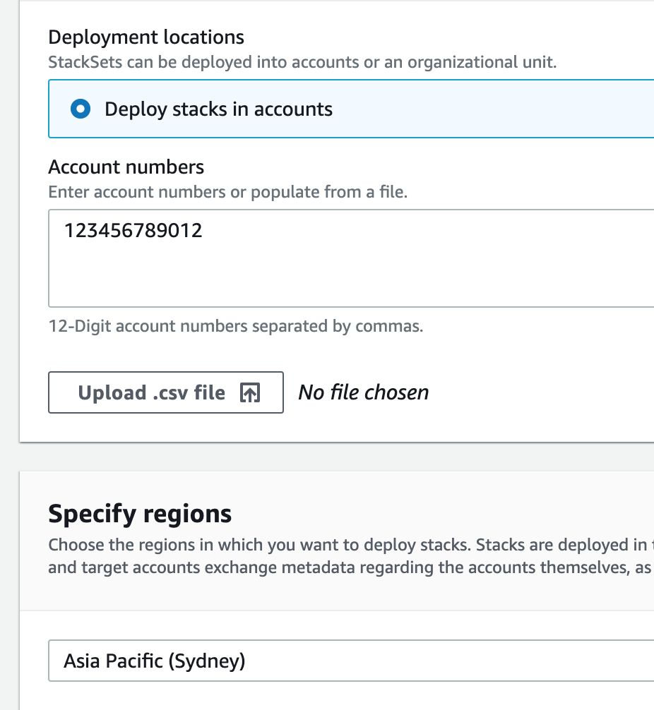 Add new instance to StackSet